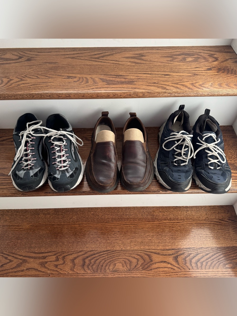 Set of three Skechers Men's size 10 shoes